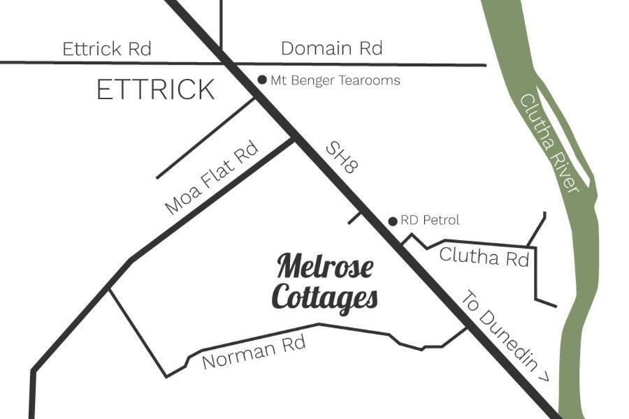 Melrose Cottages Millers Flat Eksteriør billede